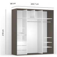 DRESSING LEX 201-218-66 D GRI/DMON/O